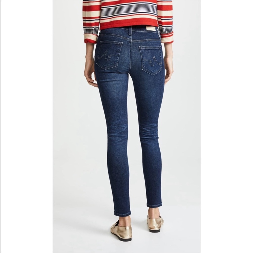AG The Farrah Skinny Jeans 29 Dark Wash - Picture 2 of 8